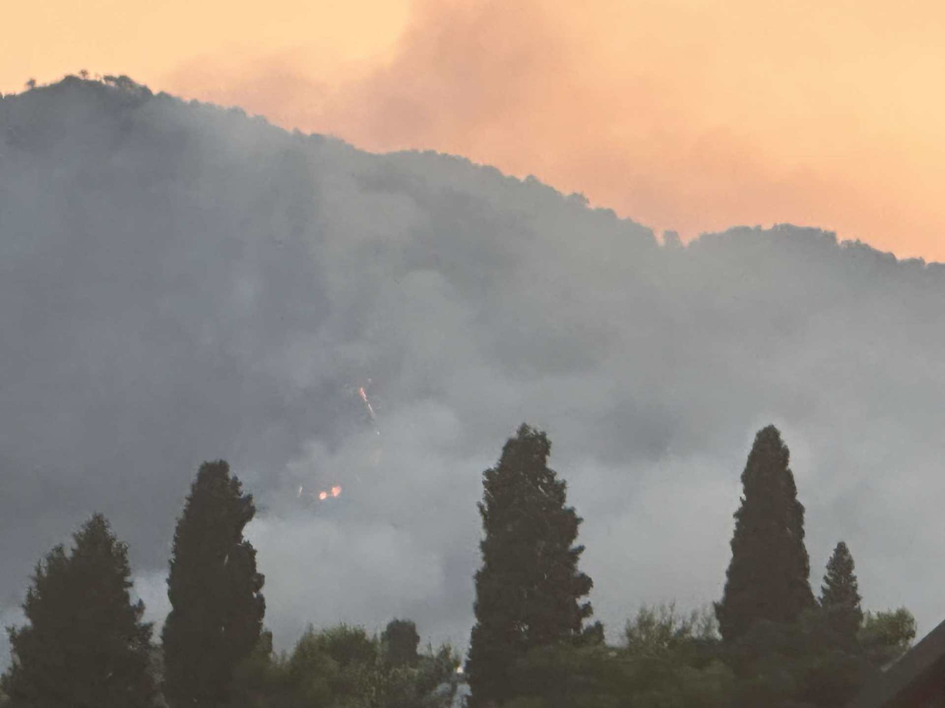  Pozar u Perazica Dolu i Rezevicima 