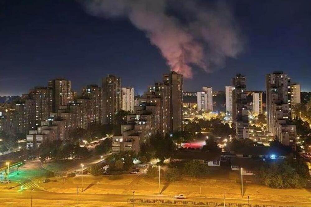  požar na novom beogradu 