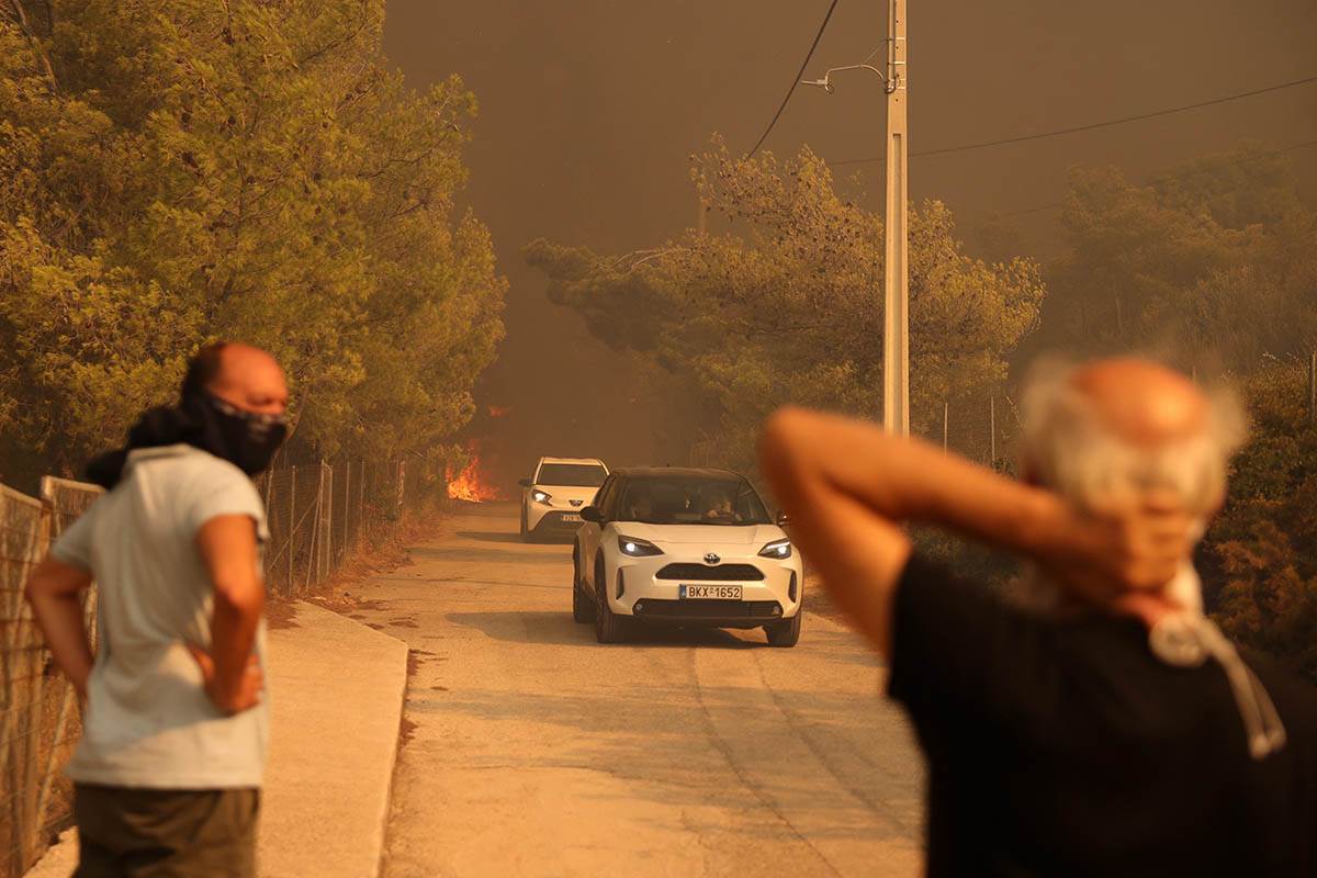  Požar kod poznatog grčkog ljetovališta 