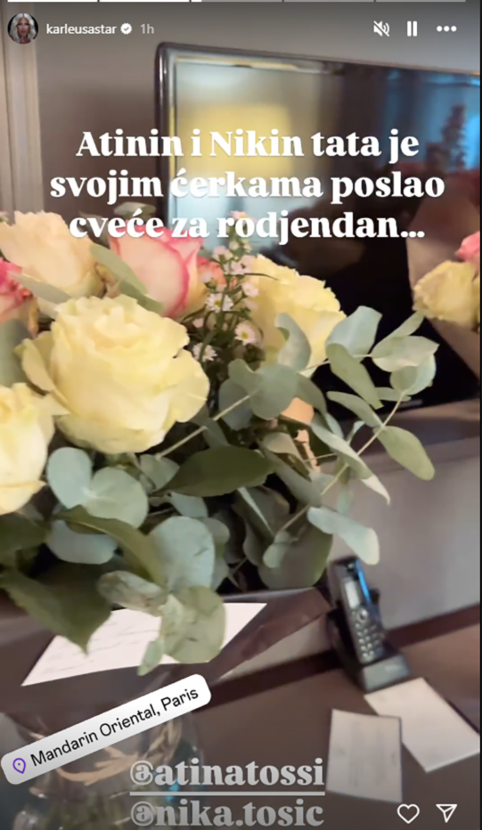Tosic poslao cvijece cerkama  