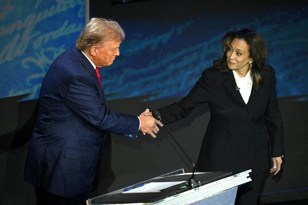  Donald Tramp i Kamala Haris 