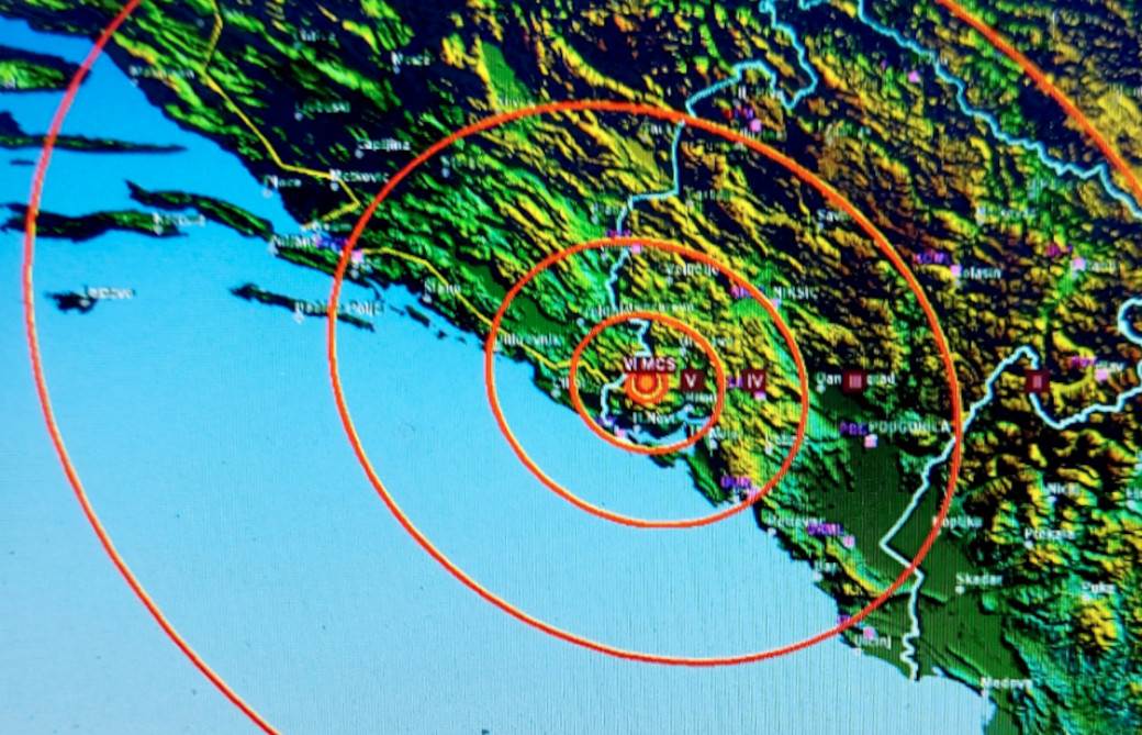  Jak zemljotres u Crnoj Gori! Tlo se treslo kod Nikšića 