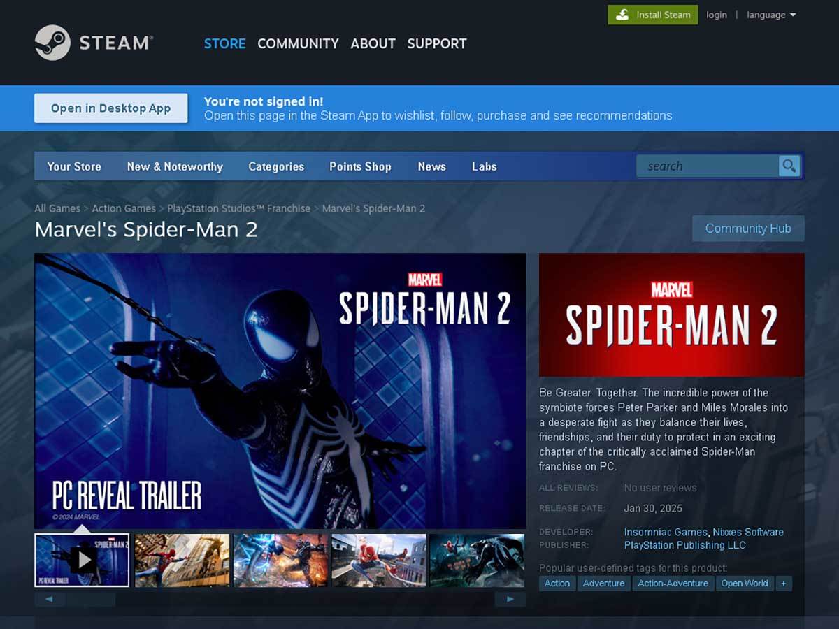  Spider-Man 2 stiže na PC u januaru - šta treba da znate 