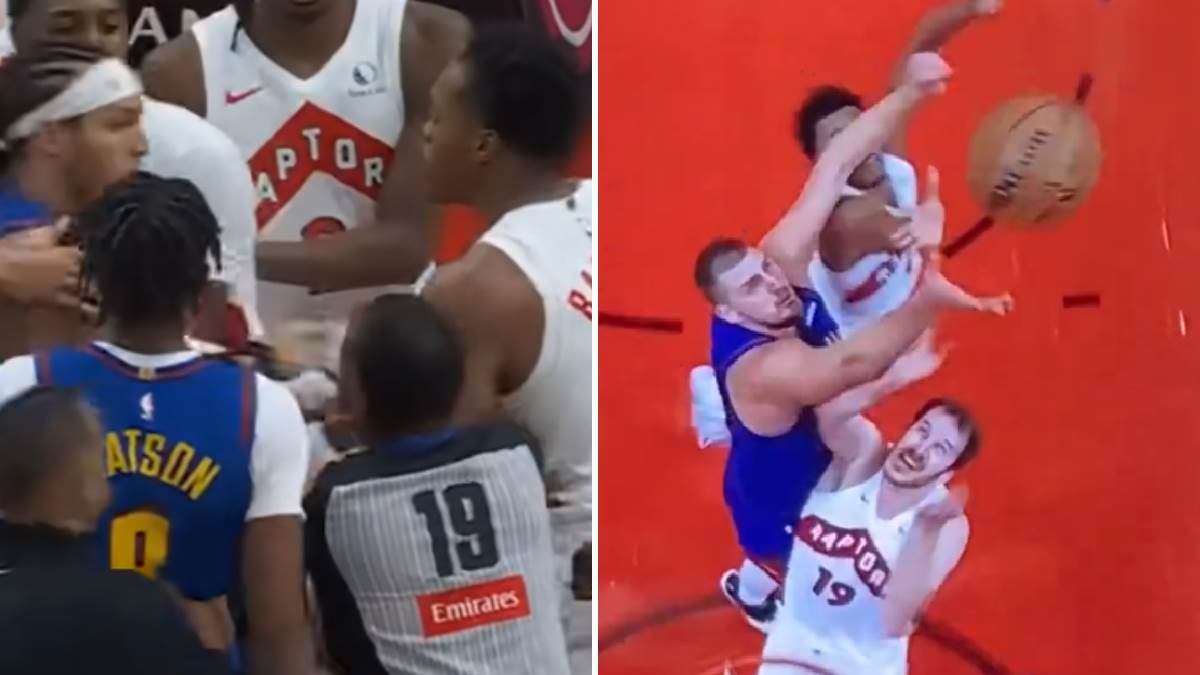  Jokić slomio kost lica rivalu! Htio da mu bije saigrača, a onda ga sačekao Nikolin lakat 