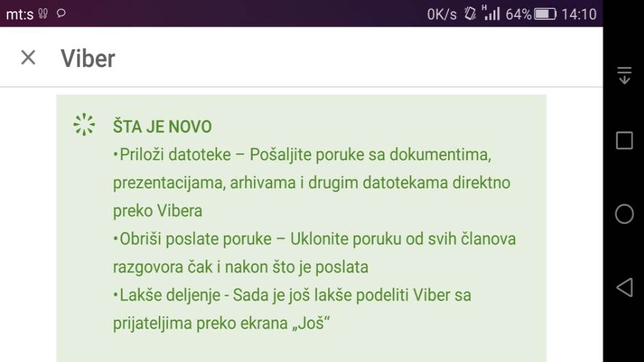  Viber: Voljećete tri nove opcije! 