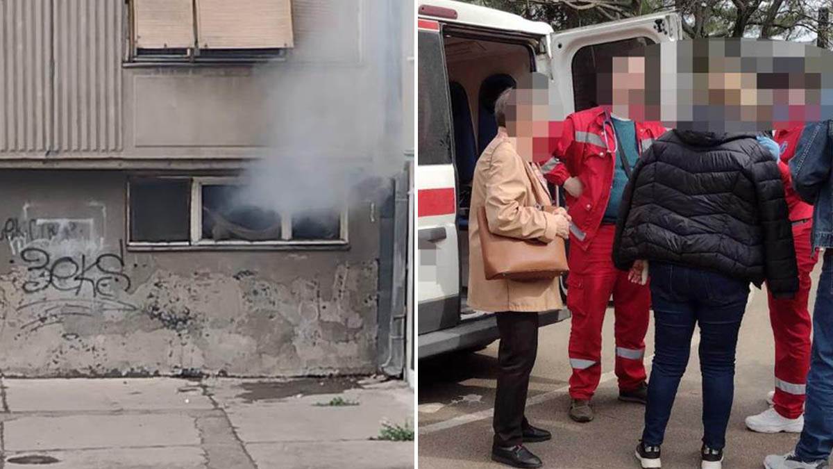  Izbio požar u podrumu zgrade u Nišu 
