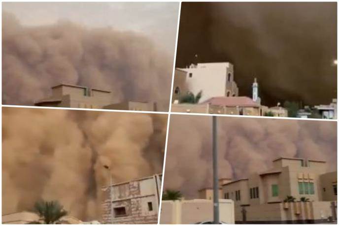  JEZIVA PJEŠČANA OLUJA POGODILA SAUDIJSKU ARABIJU 