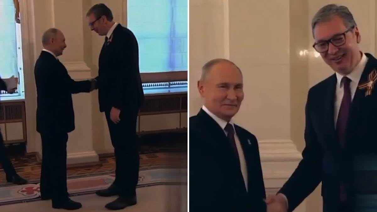  Vladimir Putin dočekao je Aleksandra Vučića u Kremlju 