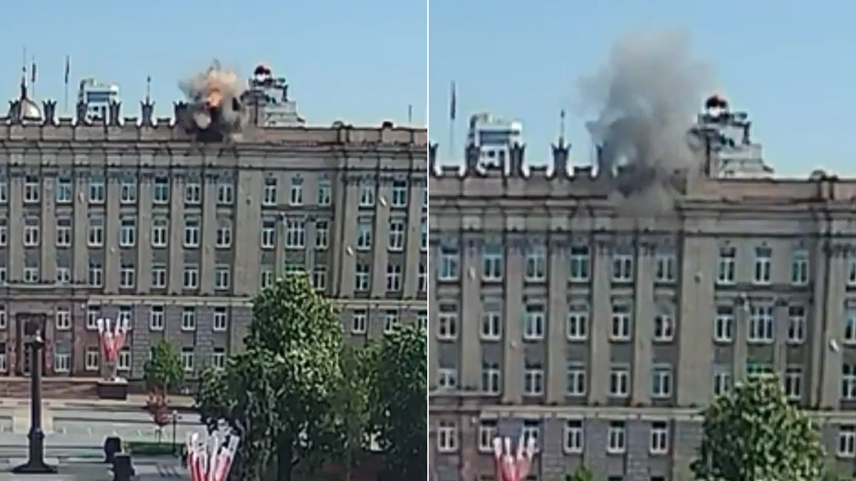  Isplivao snimak napada dronom na zgradu Vlade u Rusiji 