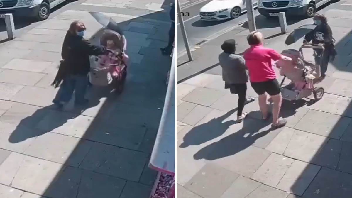  Neimenovana žena pokušala  ukrade bebu u kolicima. 