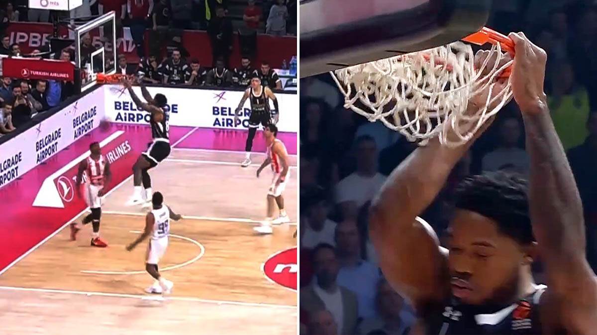  Evroliga je nagradila Tajrika Džounsa za zakucavanje protiv Crvene zvezde 