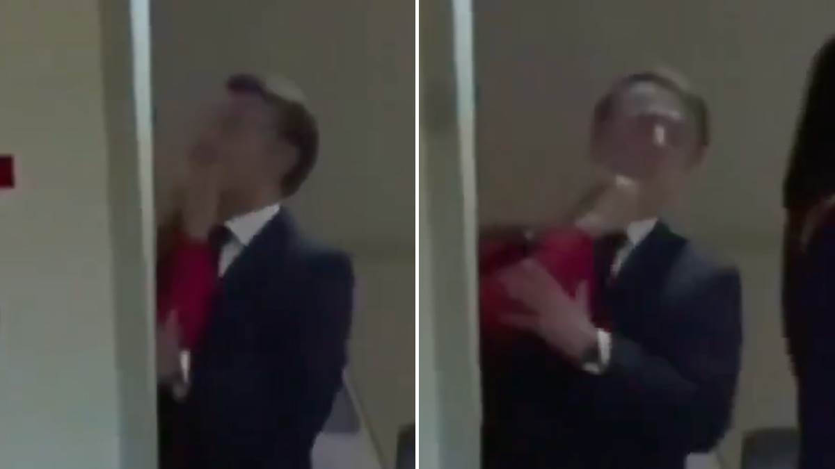  Emanuelu Makronu žena udarila šamar: Kamere snimile trenutak "udarca", skandal potresa Francusku 