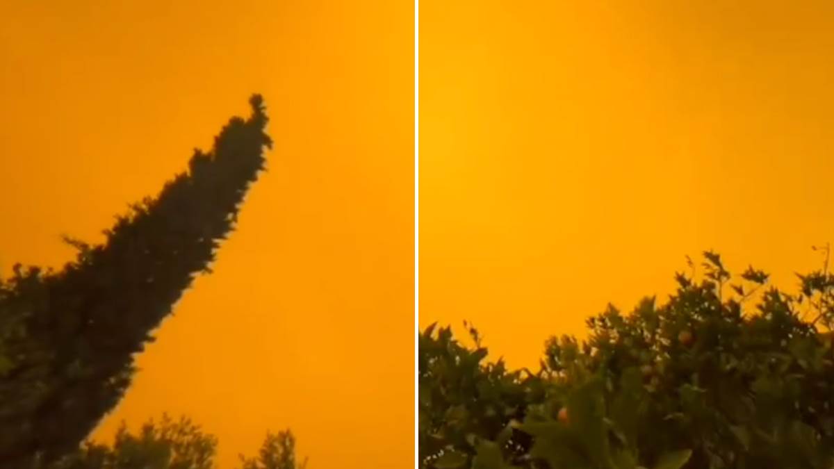  Apokaliptične scene na popularnom ljetovalištu: "Pakleni" oblak pretvorio nebo u crveno  