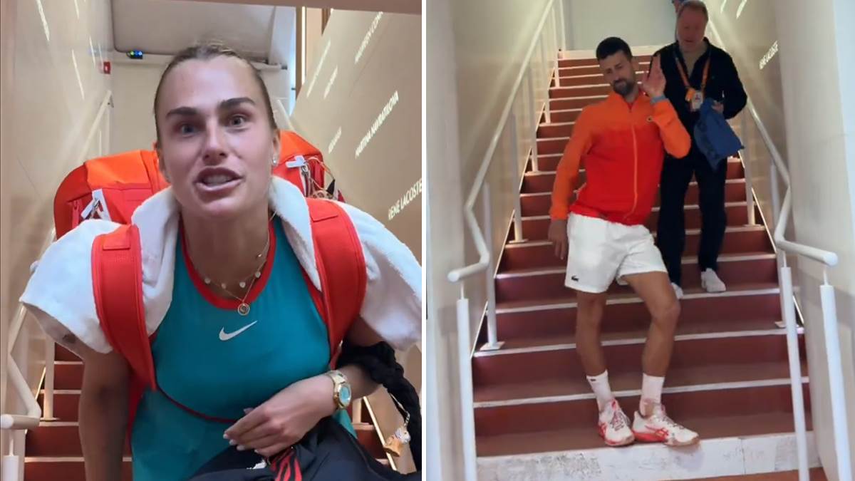  Arina Sabalenka izazvala Novaka Đokovića da nastavi da je imitira na Rolan Garosu 