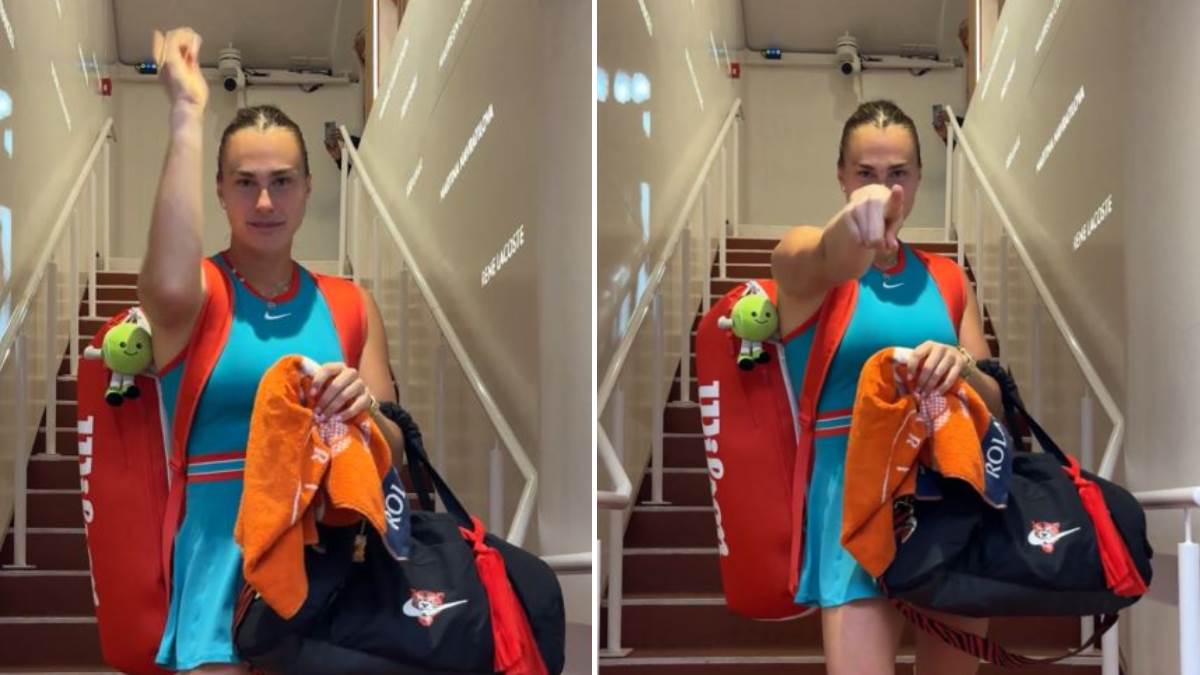  Sabalenka pokazala prstom i pomislila na Đokovića: Bjeloruskinja ne prestaje da mu šalje poruke 