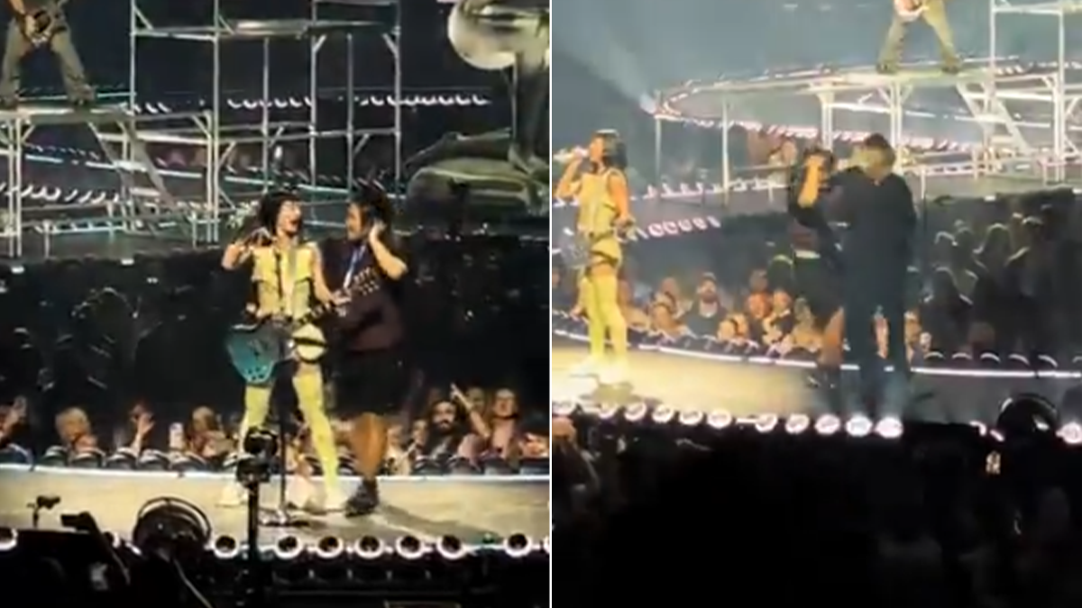  Neviđeni skandal na nastupu poznate pjevačice: Fan joj skočio u zagrljaj, obezbjeđenje ga bacilo sa bine 