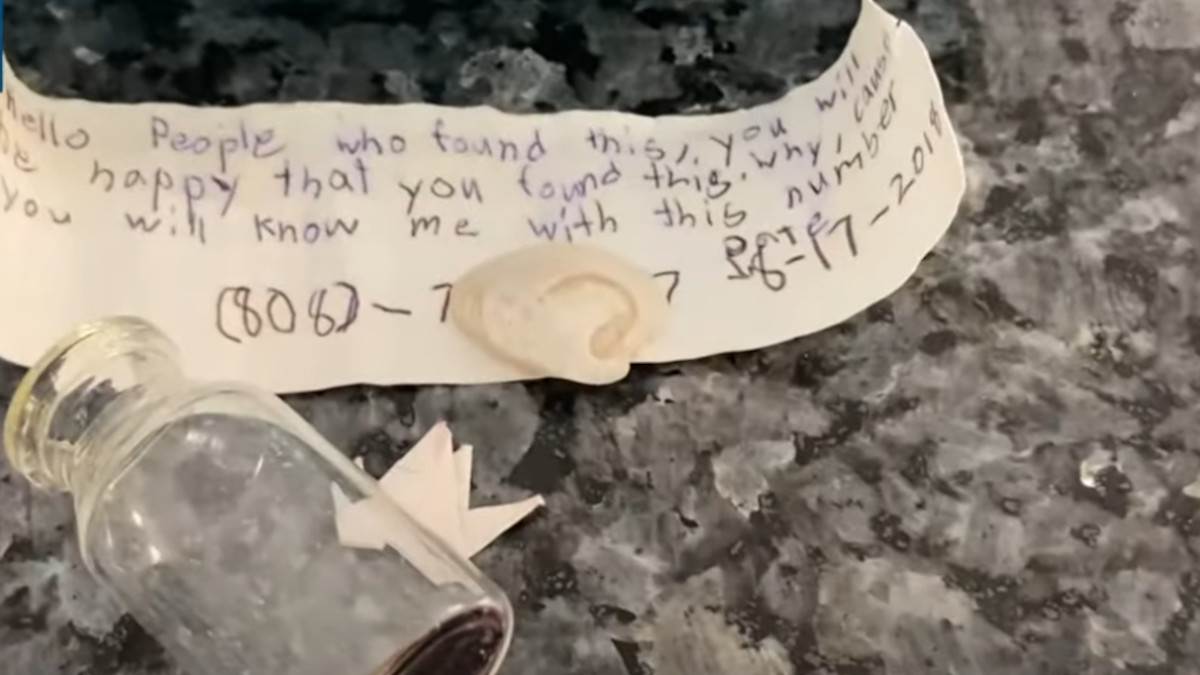  Devojčica pronašla poruku u boci sa brojem telefona 