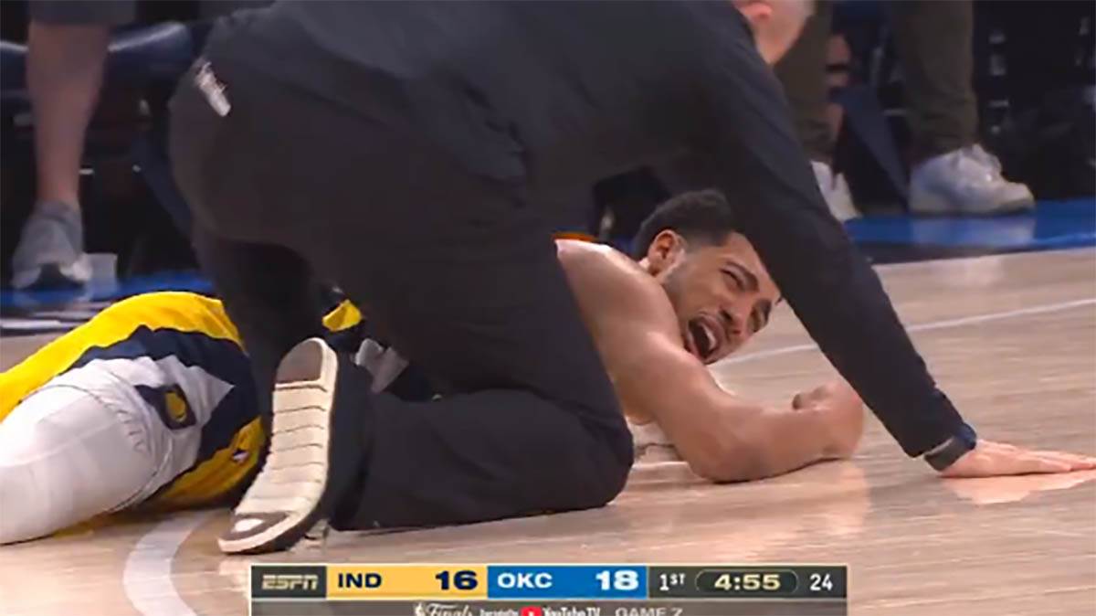  Tajris Halibarton pokidao je Ahilovu tetivu u sedmoj utakmici velikog finala NBA lige 