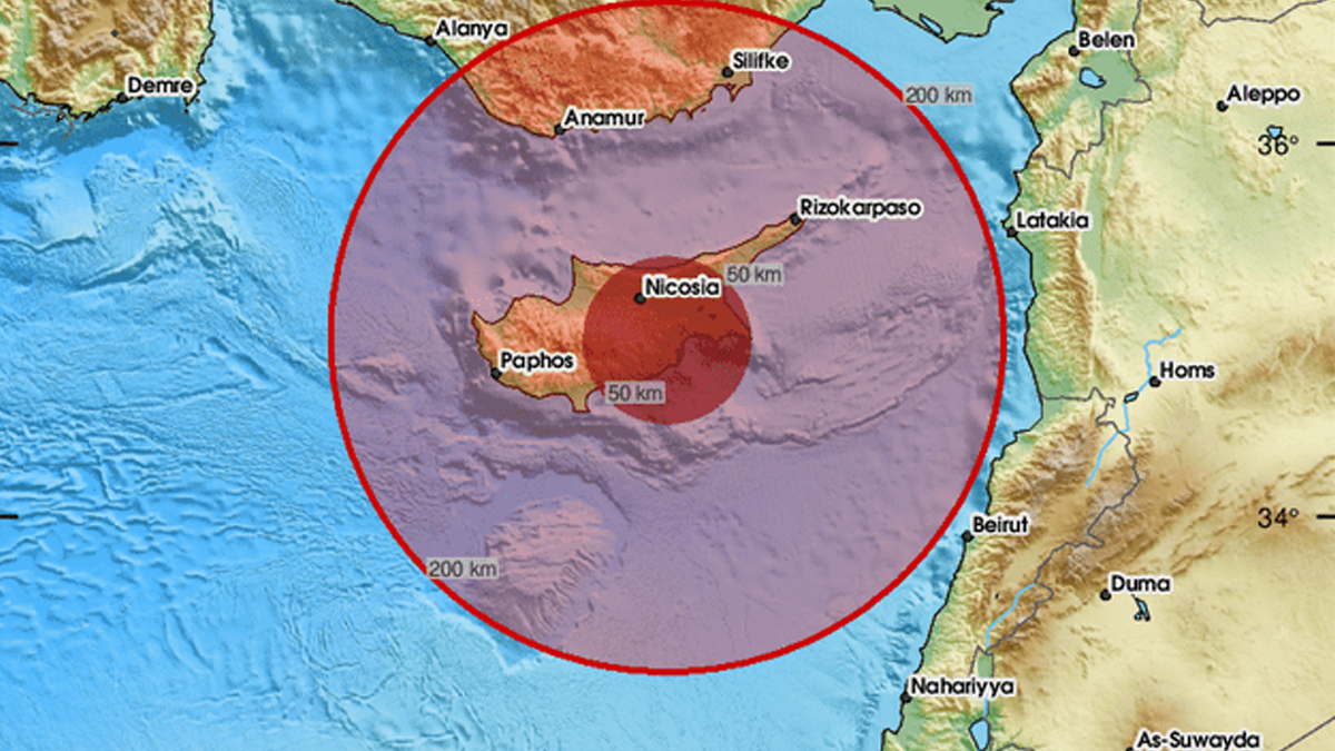  Kipar je danas pogodio zemljotres  