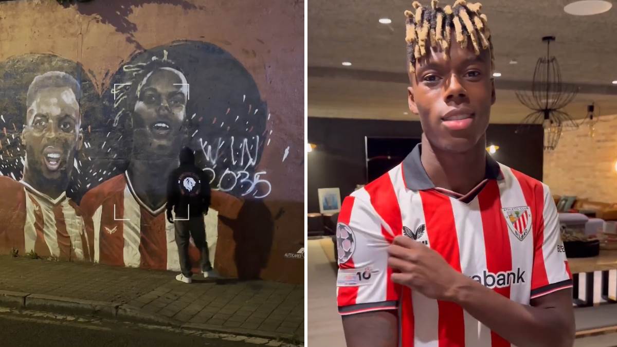  Išarao svoj mural i "odjavio" Barselonu: Niko Vilijams pokazao koliko je vjeran Baskiji 