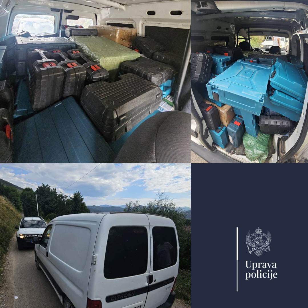  Bijelo Polje: Oduzet alat vrijedan skoro 4.000 eura, krivična prijava protiv jedne osobe 