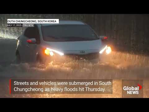  Snažno nevrijeme pogodilo Južnu Koreju 