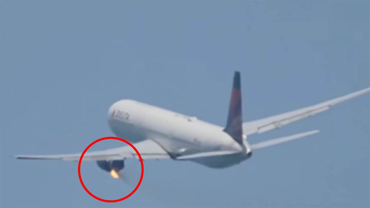  Zastrašujući snimak Boinga koji gori 