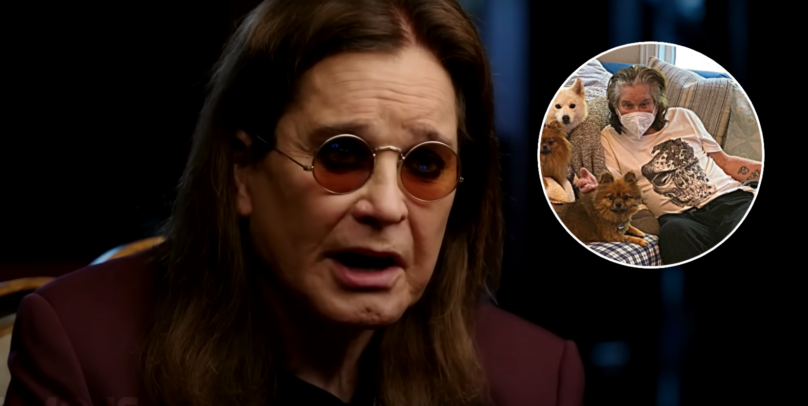  Žena Ozija Ozborna jedva stoji na nogama, drže je djeca da ne padne 