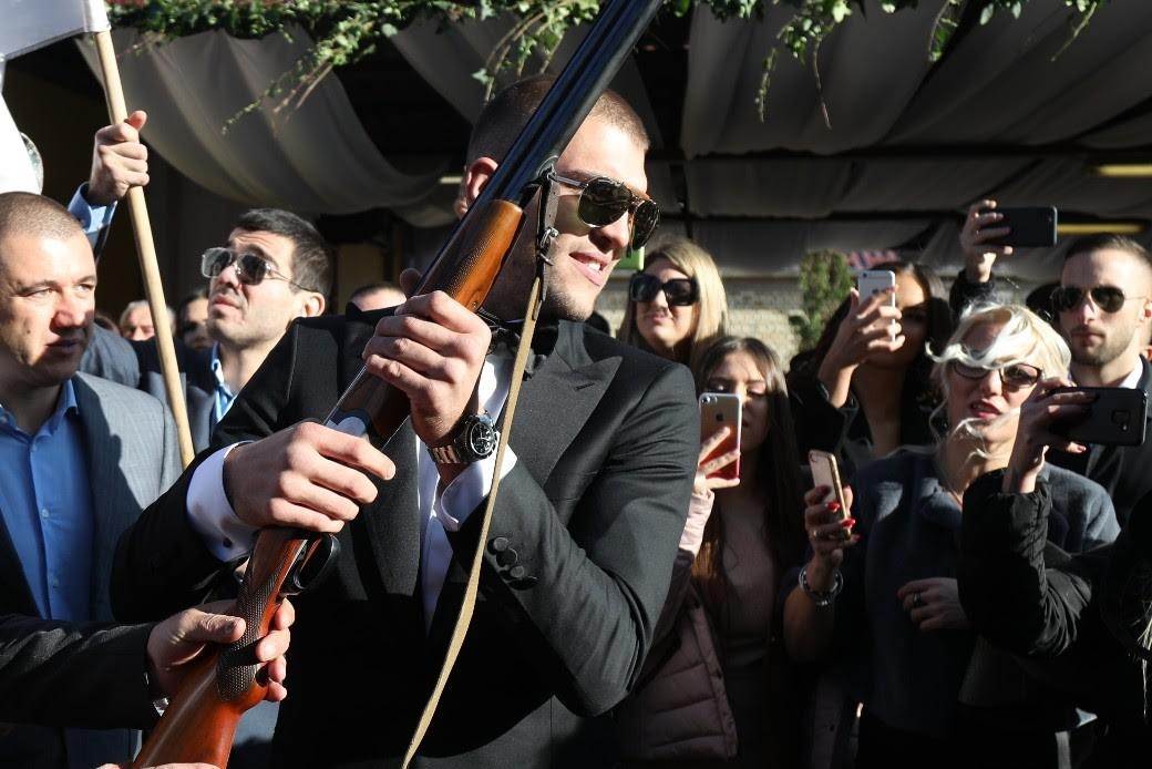  Veljko Ražnatović u dresu Obilića 