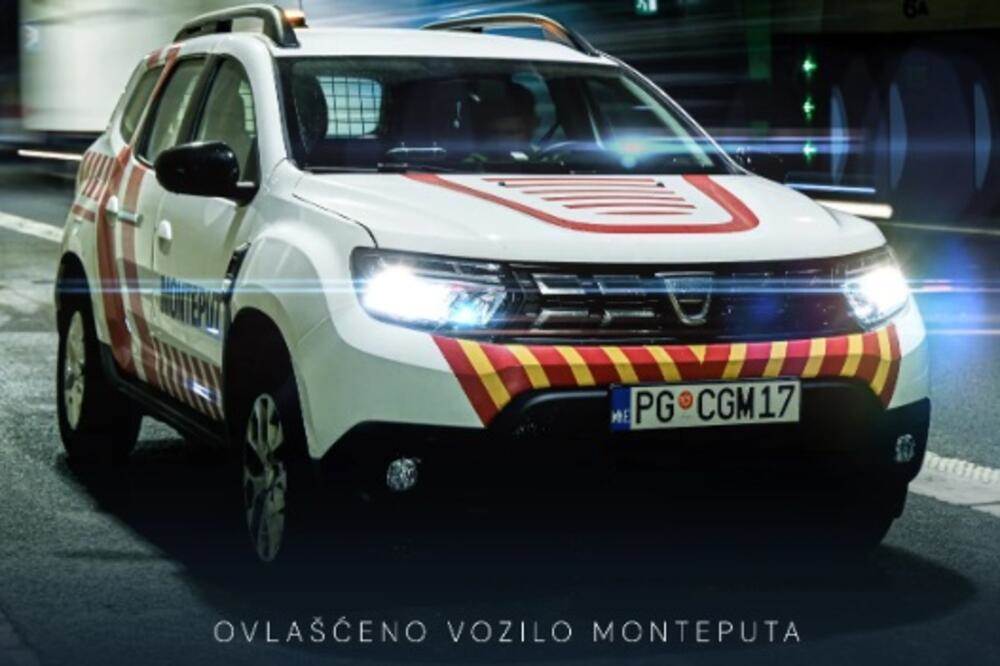  Službeno vozilo saobraćajne službe Monteputa 