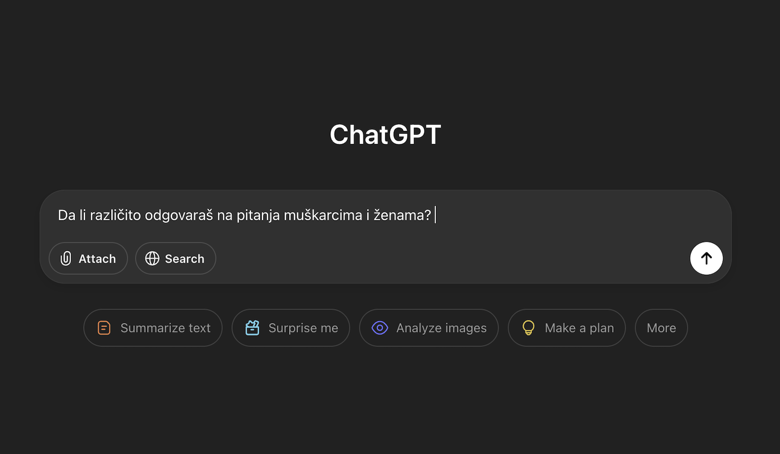  ChatGPT različito odgovara na pitanja muškarcima i ženama, ali to nije sve 