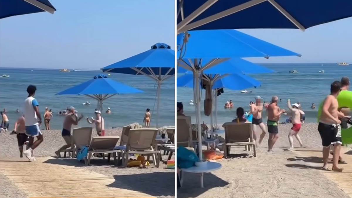  Haos na popularnoj grčkoj plaži 