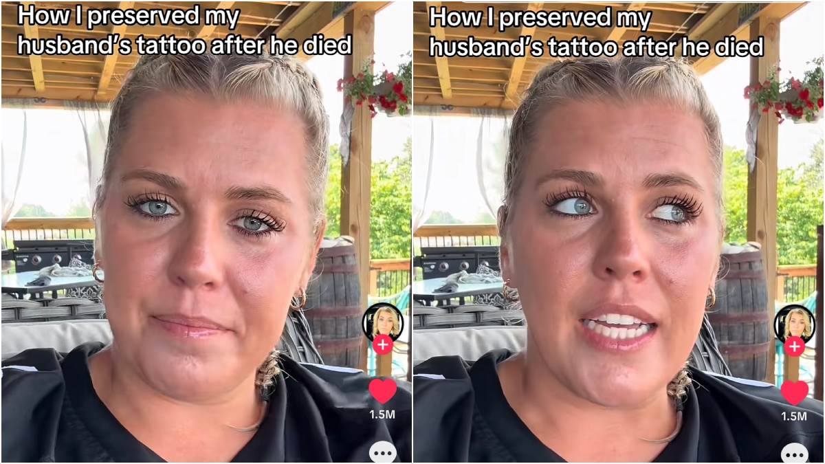  Žena sačuvala tetovažu muža nakon što je umro 