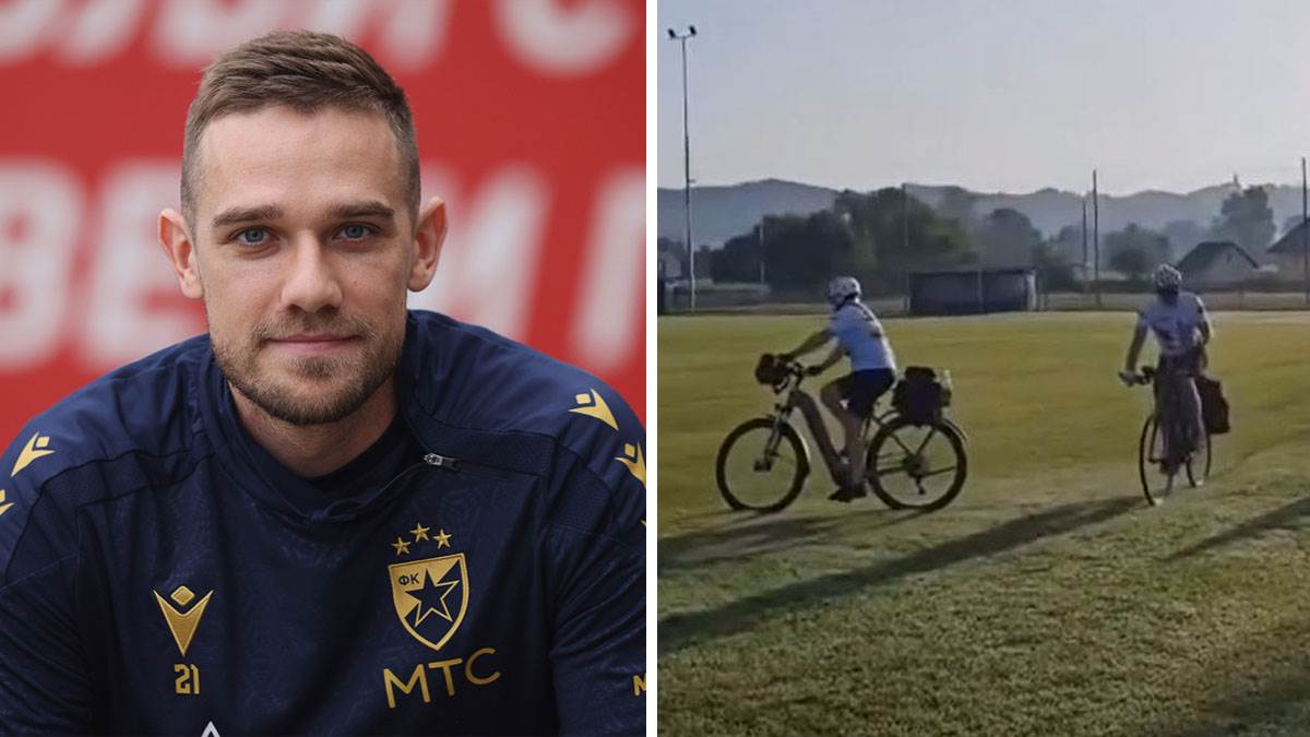  Elšnikovi roditelji biciklom dolaze na Pafos: Prelaze 500 kilometara zbog Zvezde i Lige šampiona 