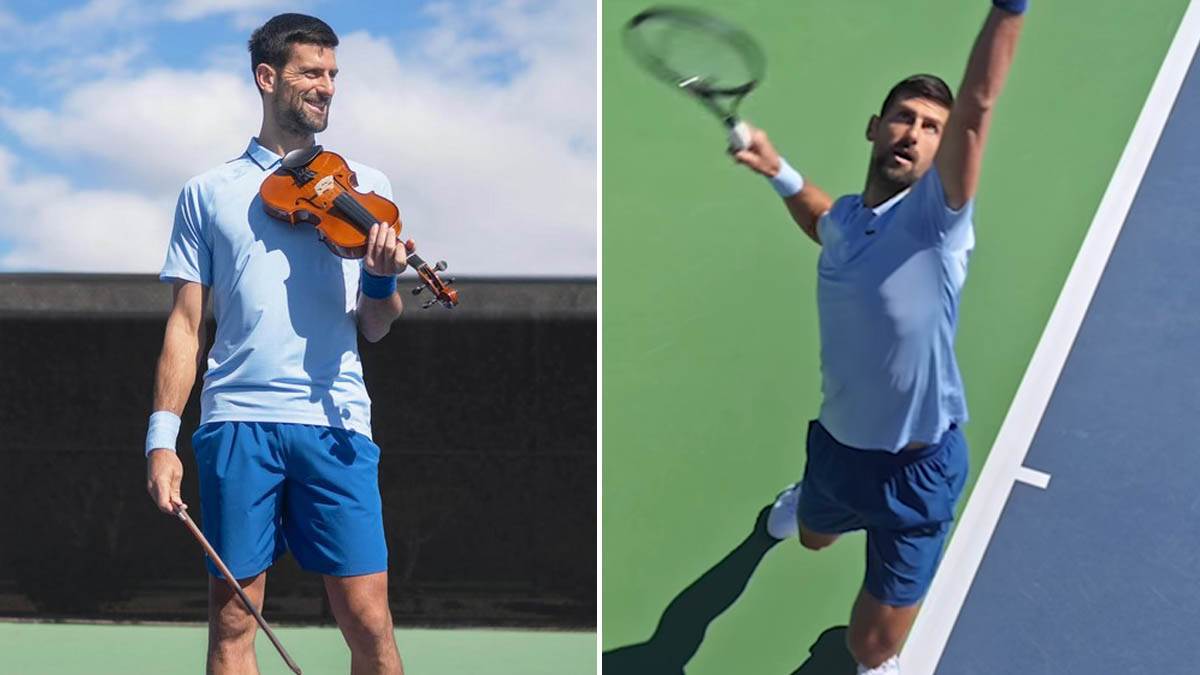  Novak Đoković donio violinu na teniski teren 
