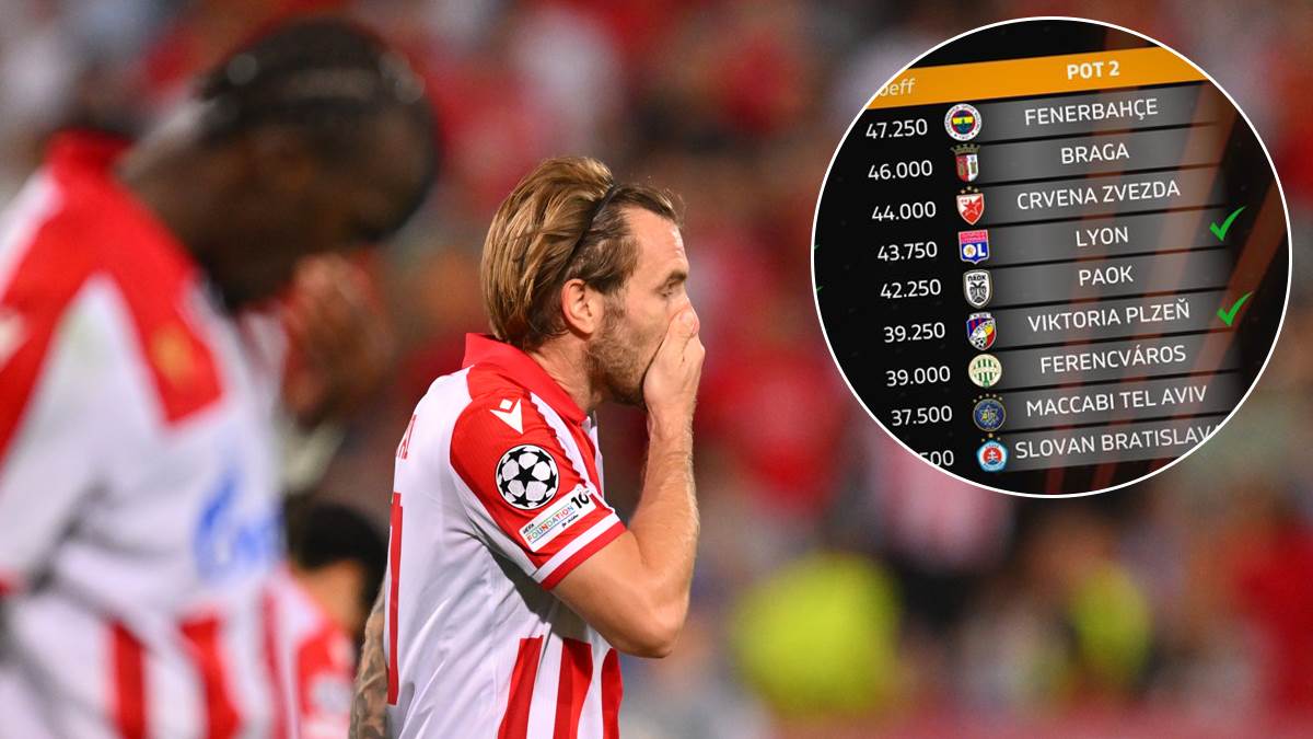  Zvezdu već "izbacili" iz Lige šampiona: Ako ne prođe Pafos, čeka je drugi šešir Lige Evrope 