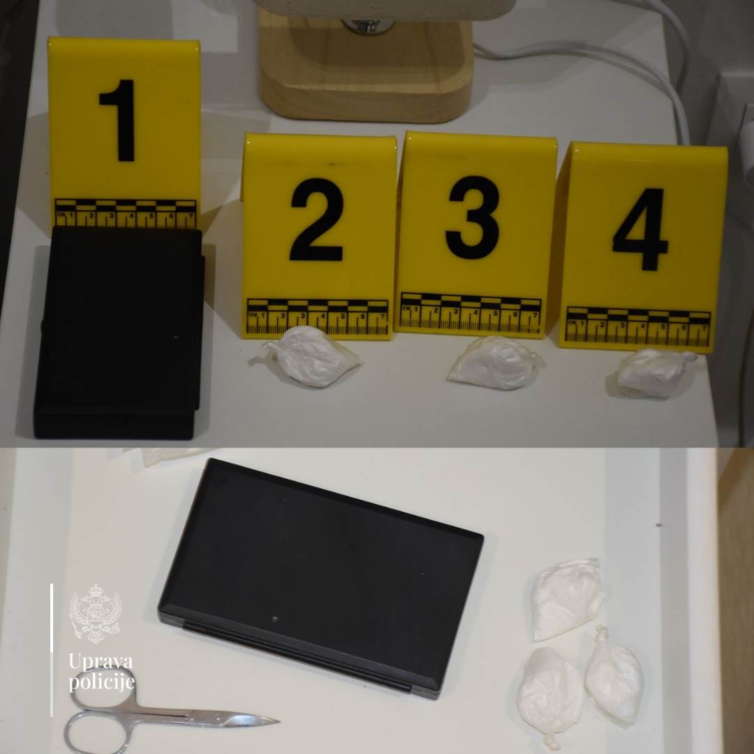  BUDVA: Uhapšen maloljetnik kod kojega je pronađen kokain 