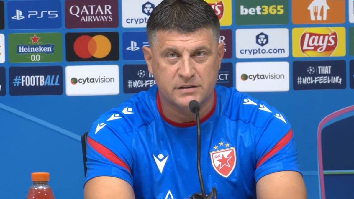  Milojević upozorio šta Zvezda mora za Ligu šampiona 