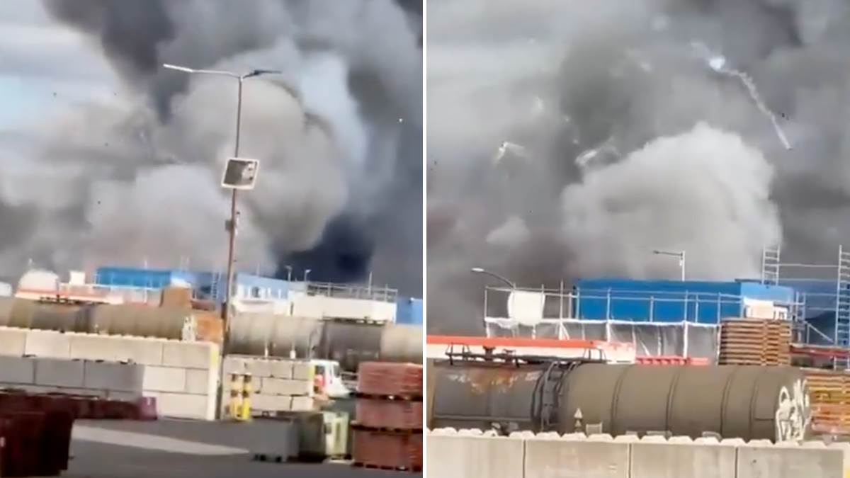  Ogroman požar u najvećoj njemačkoj luci: Odzvanjaju eksplozije, dim i haos nad gradom (Video) 