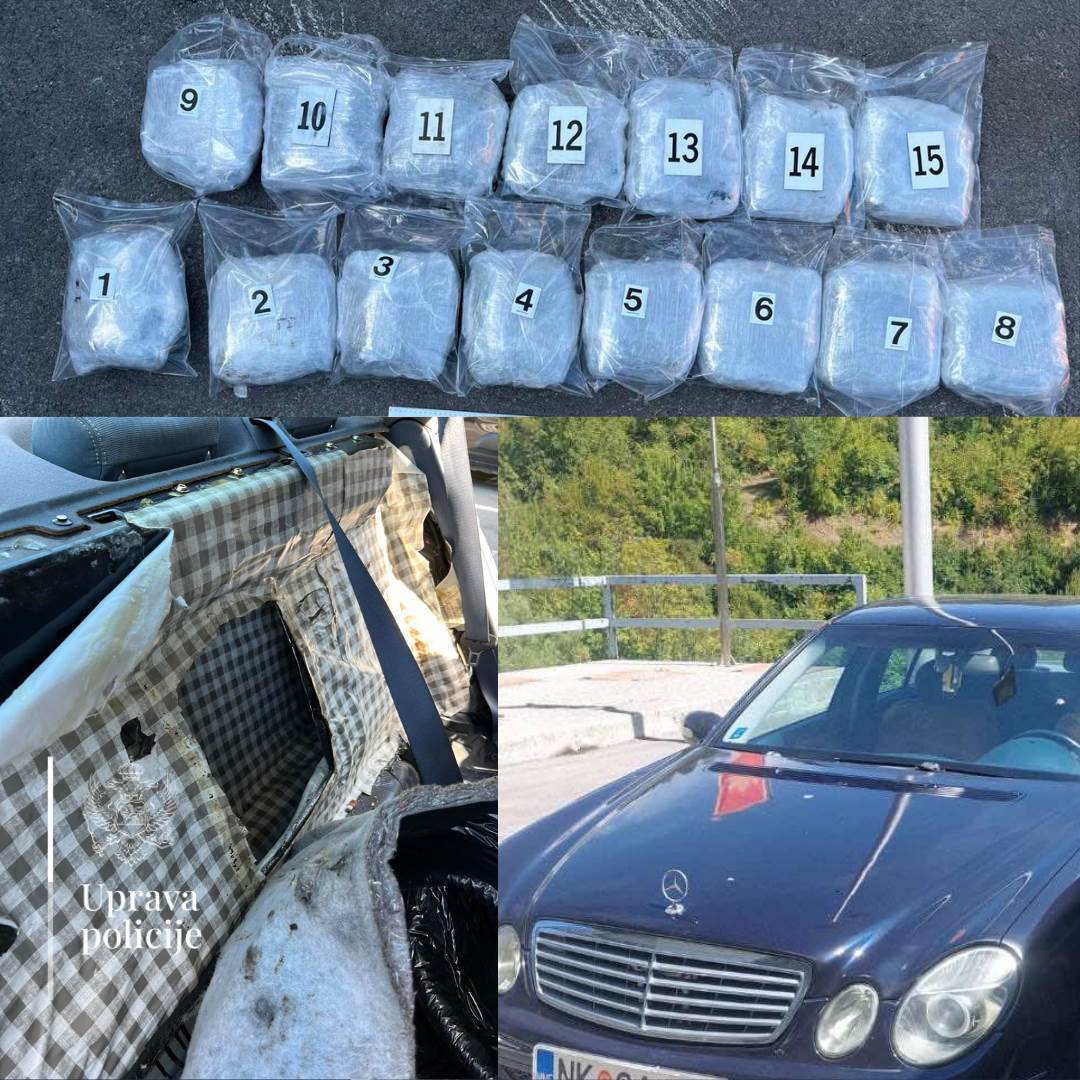  GP Dračenovac: Policija zaplijenila 16.5 kilograma marihuane 