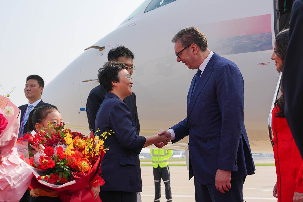  Predsjednik Srbije Aleksandar Vučić sletio u Peking 