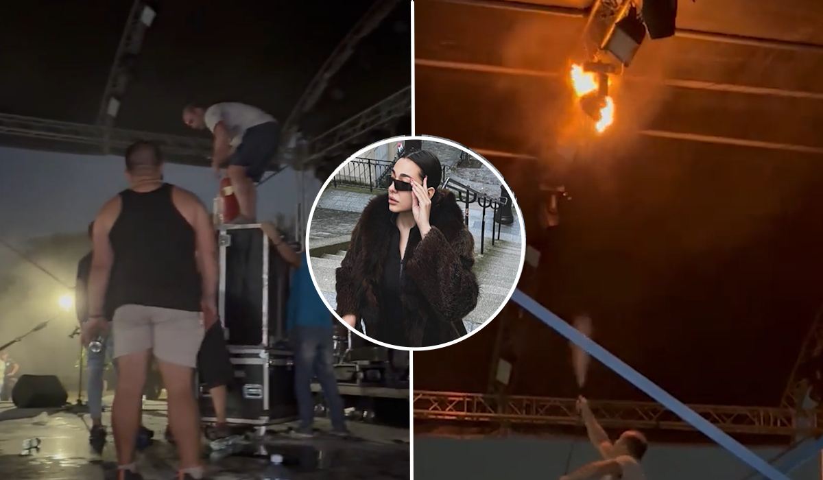  Zapalio se dio bine na nastupu Sanje Vučić, reagovali vatrogasci 