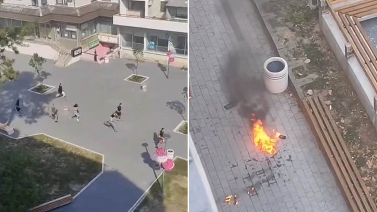  Tuča maskiranih mladića usred dana, bačen i Molotovljev koktel 