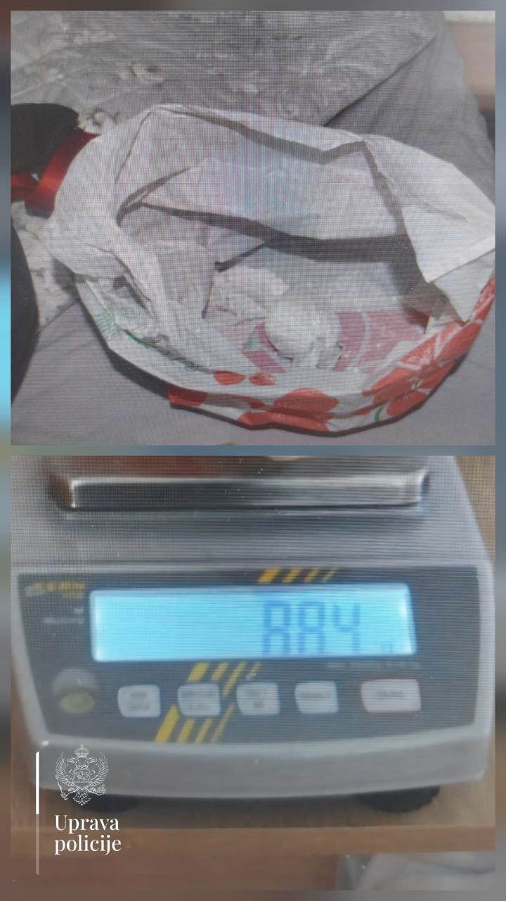  Nikšiću i Pljevlja: Lišena slobode tri lica koja se sumnjiče za uličnu distribuciju opojne droge 