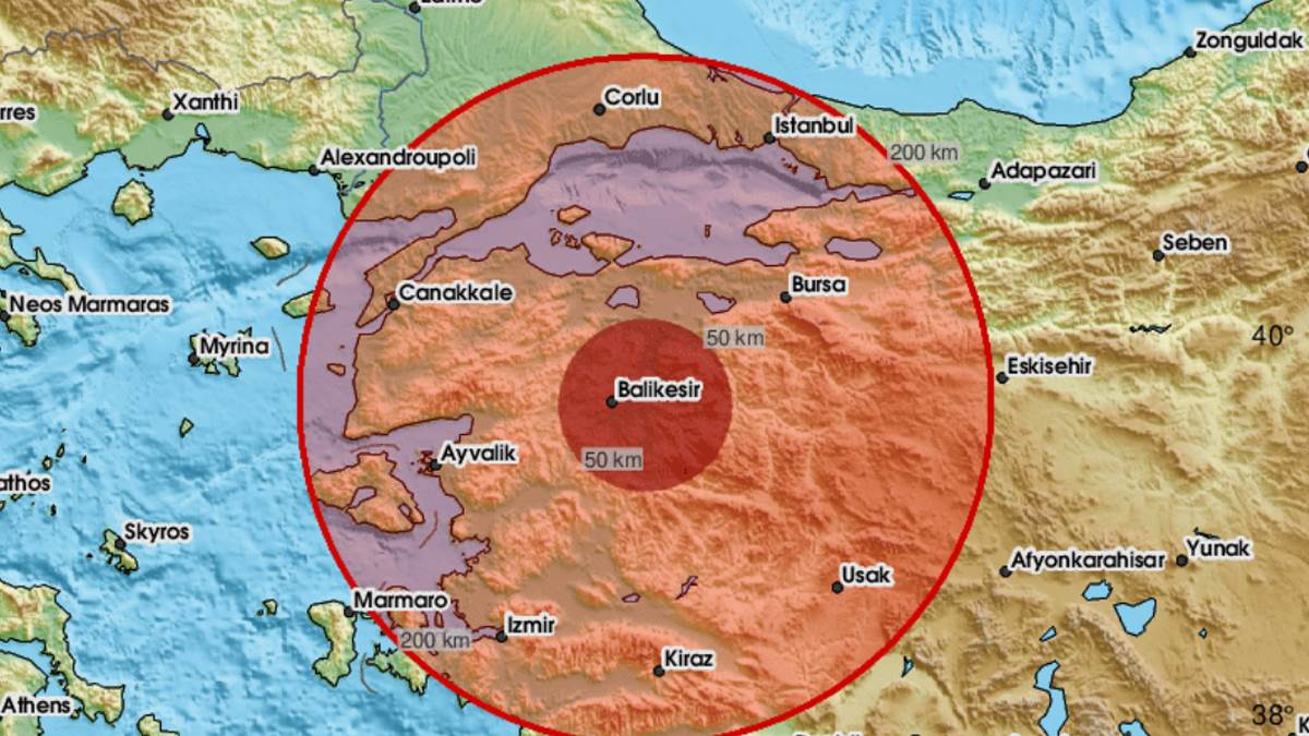  Snažan zemljotres u Turskoj. 