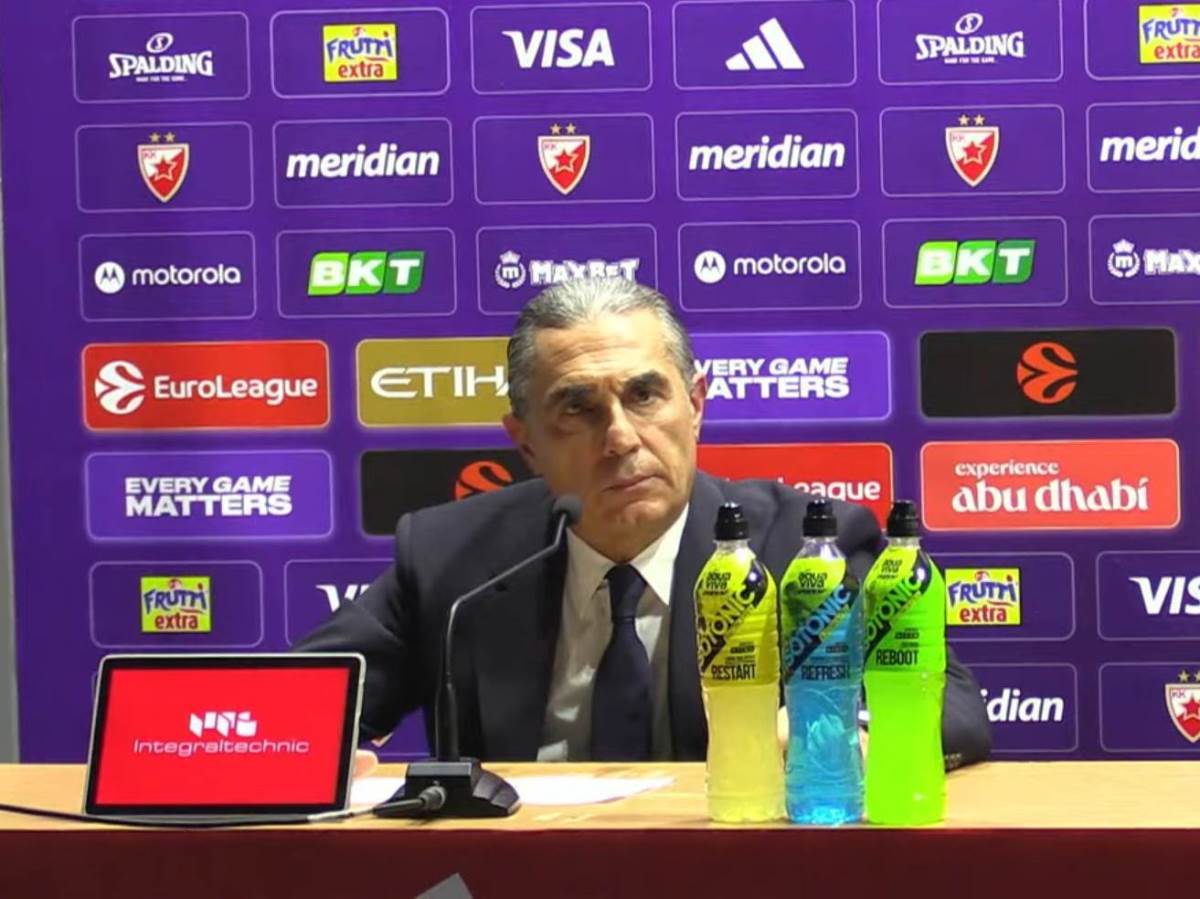  Skariolo ljut na sudije posle poraza od Zvezde: "Griješile su, zato sam tako reagovao" 