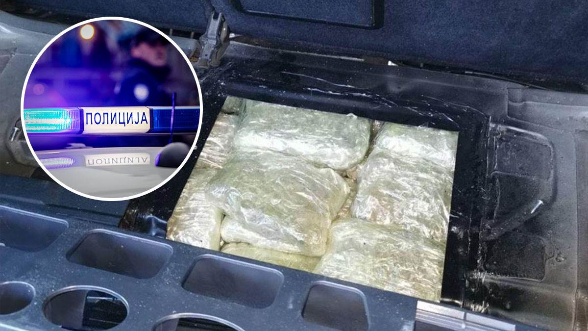  Uhapšen muškarac (22) na graničnom prelazu Gradina: Zaplijenjeno više od 55 kilograma marihuane  