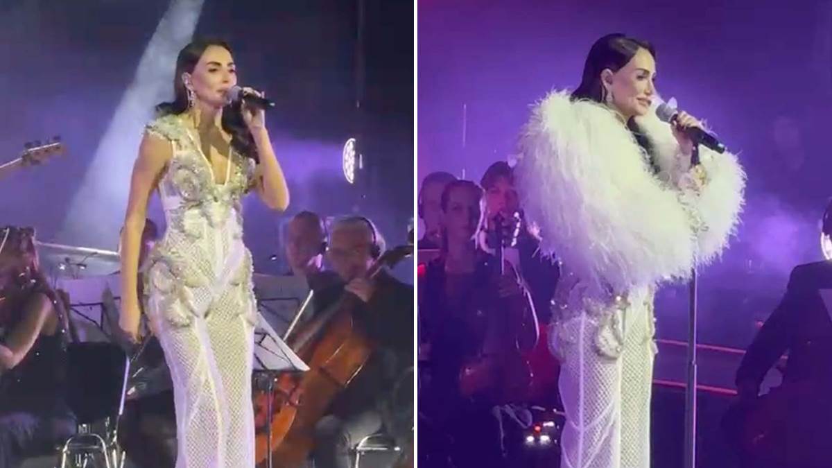  Emina Jahović na ivici suza održala emotivan govor: Pjevačica se zahvalila, pa se skinula i zapalila 