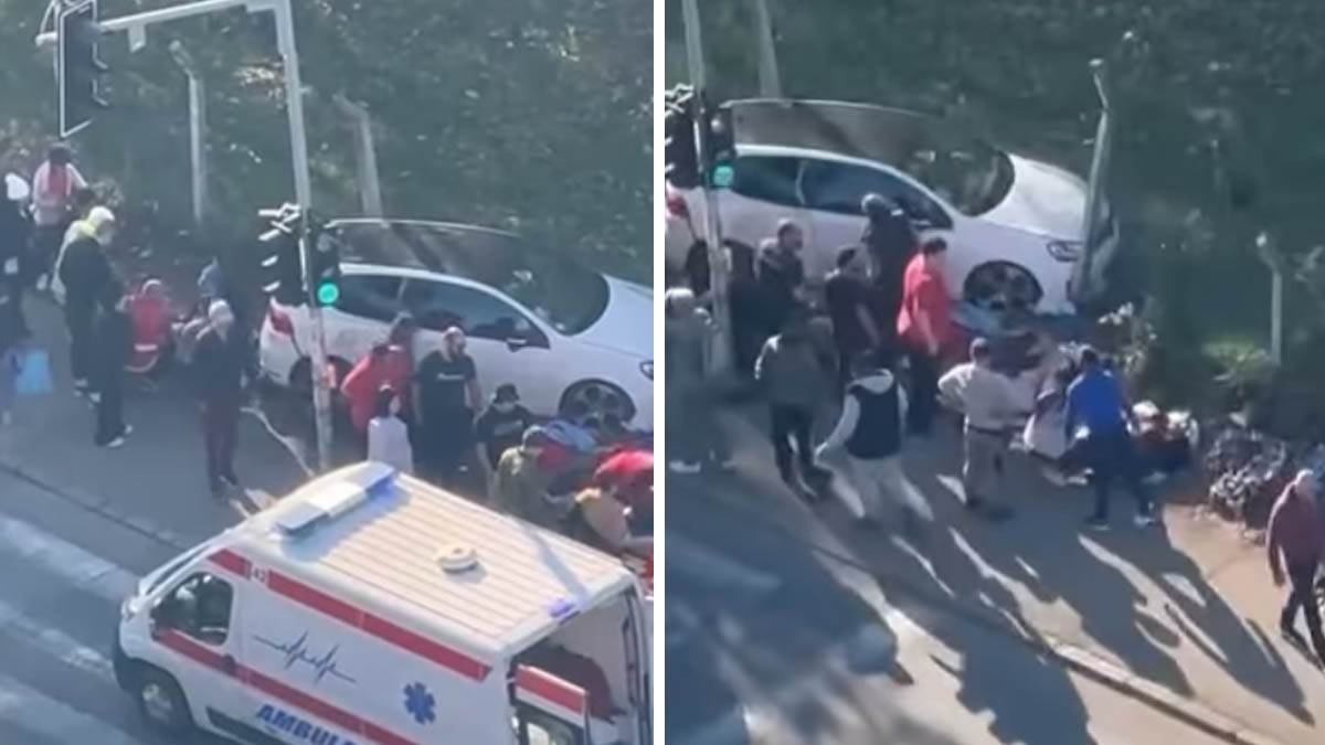  Evo zbog čega je vozač (21) "golfa" uletio među grupu ljudi na Banjici: Jedna žena zadobila težu pov 