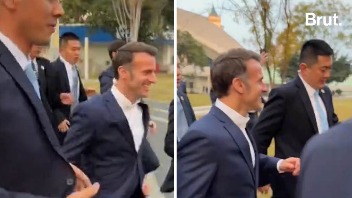  Makron bježao od obezbjeđenja 